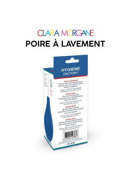 Poire à lavement bleue | Clara Morgane