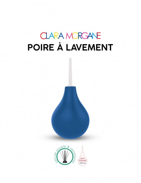 Poire à lavement bleue | Clara Morgane