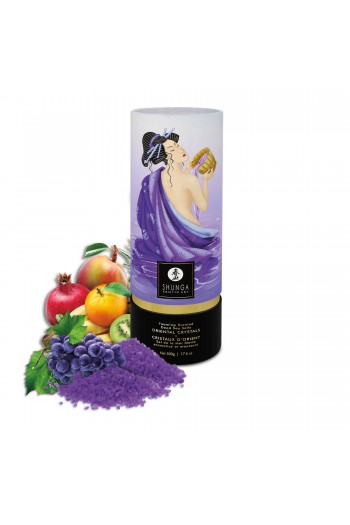 Sel de bain moussant - Cristaux d'orient - Fruits Exotiques | Shunga 2