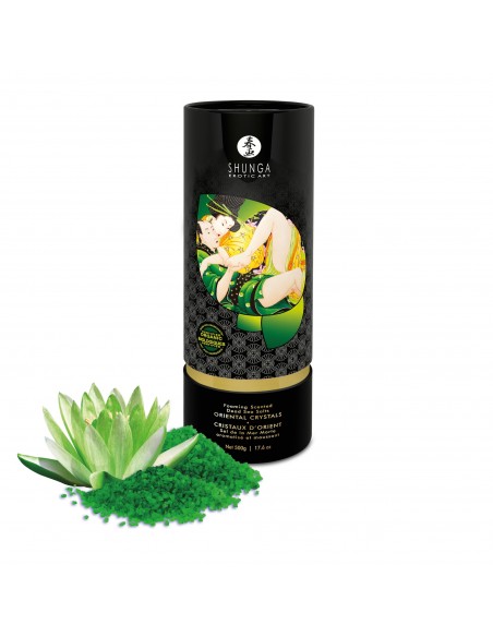 Sel de bain moussant - Cristaux d'orient - Fleur de Lotus BIO | Shunga