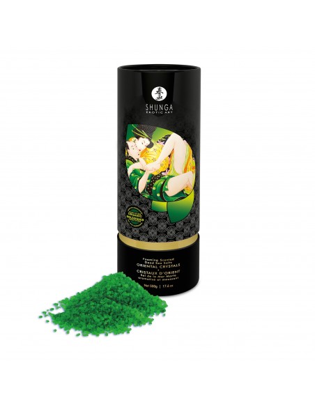 Sel de bain moussant - Cristaux d'orient - Fleur de Lotus BIO | Shunga