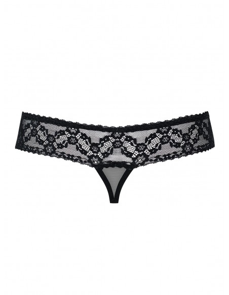 String Ouvert Noir | Obsessive