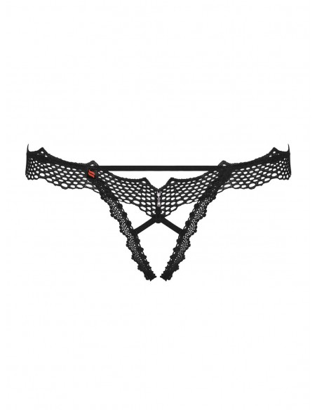 Bravelle | String noir ouvert | Obsessive