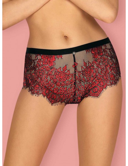 Redessia | Shorty rouge & noir | Obsessive