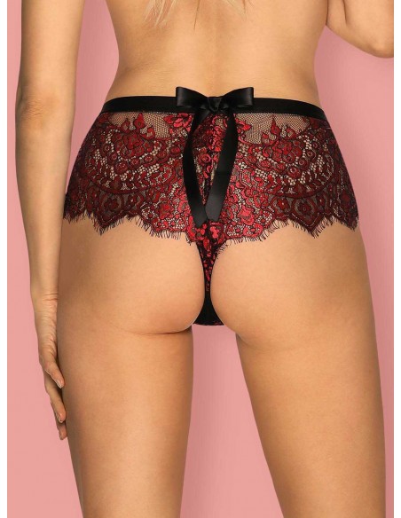 Redessia | Shorty rouge & noir | Obsessive
