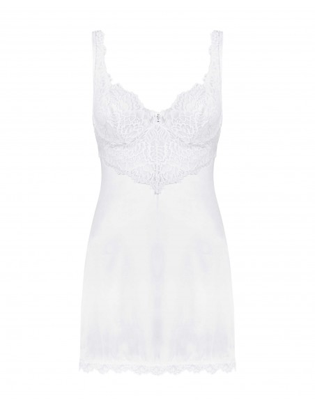 Amor Blanco | Nuisette blanche + string | Obsessive