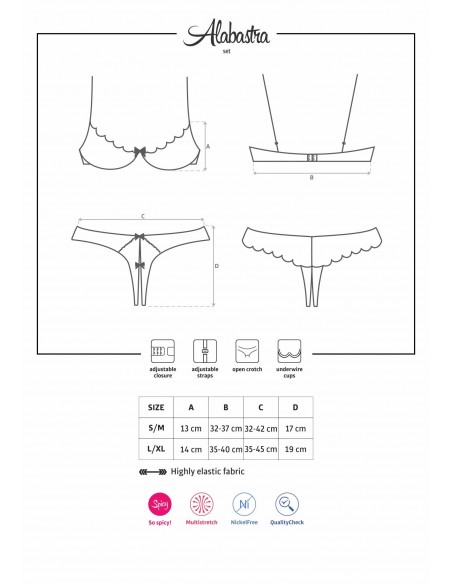 Alabastra Ensemble 2 pcs Blanc | Obsessive