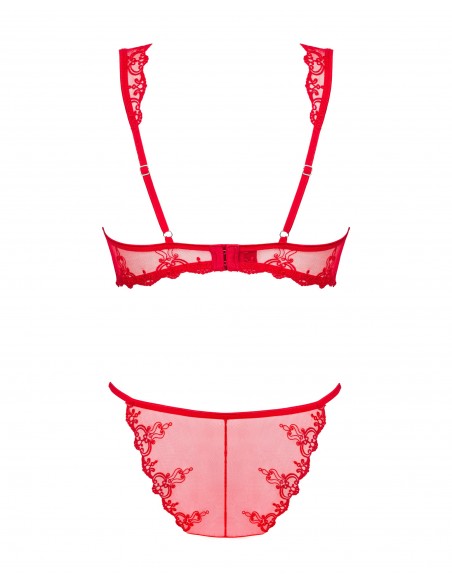 Lonesia | Ensemble rouge 2 pcs | Obsessive
