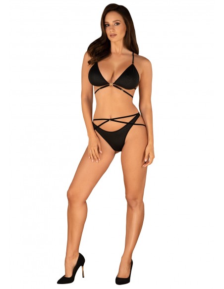 Cobra Nive | Ensemble noir 2 pcs | Obsessive