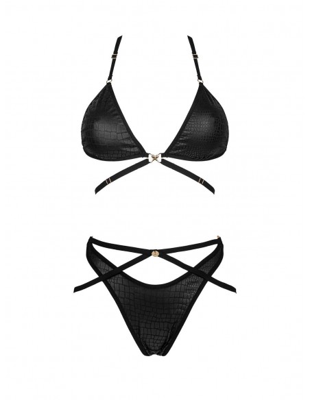 Cobra Nive | Ensemble noir 2 pcs | Obsessive