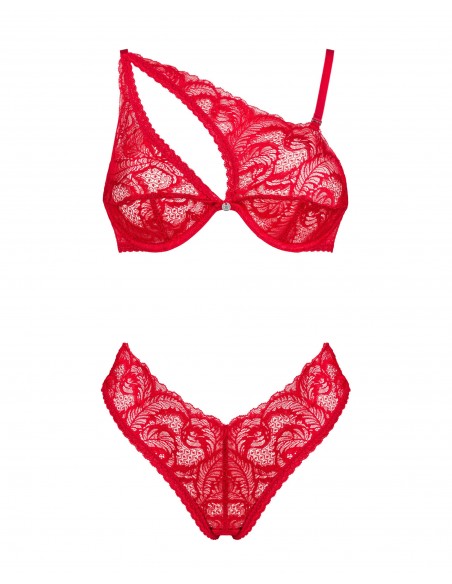Atenica - ensemble 2 pièces rouge | Obsessive