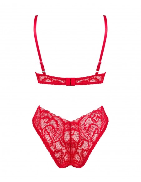 Atenica - ensemble 2 pièces rouge | Obsessive