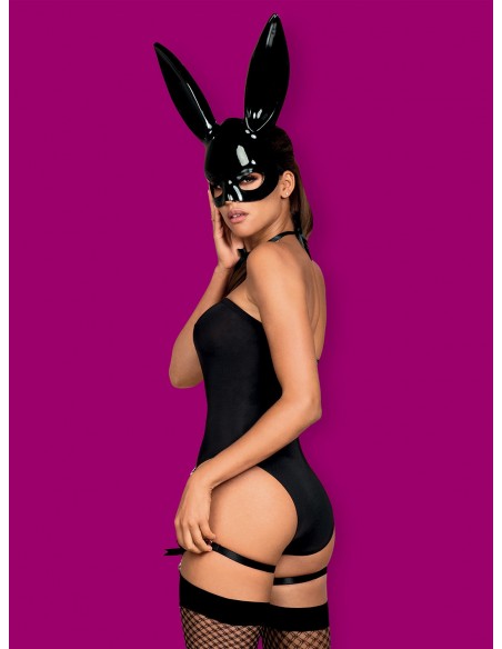 Bunny Costume 4 pcs - Noir | Obsessive