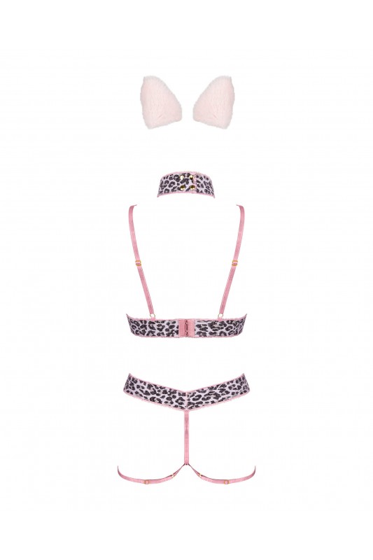 Catriny | Costume félin sexy multicolore | Obsessive