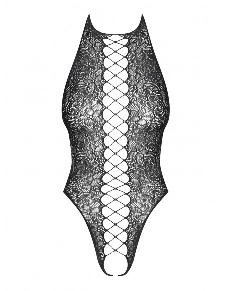 Body Ouvert Noir Dentelle | Obsessive