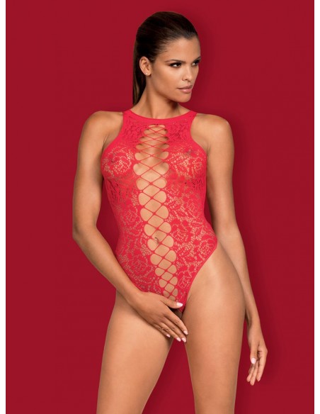 B120 - Body rouge ouvert | Obsessive