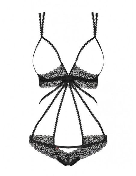 Liferia - Body ouvert Noir | Obsessive