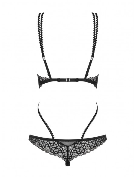 Liferia - Body ouvert Noir | Obsessive