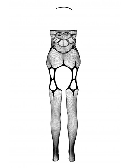 ECO BS002 | Bodystocking noir | Passion lingerie