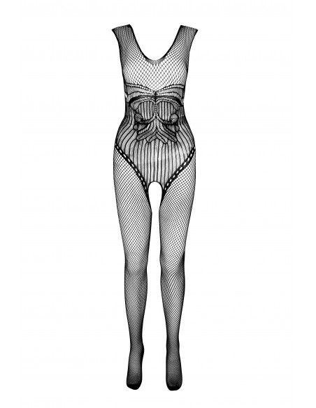ECO BS003 | Bodystocking noir | Passion lingerie