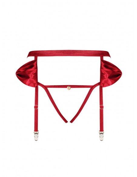 Rubinesa | Porte-jarretelles rouge | Obsessive