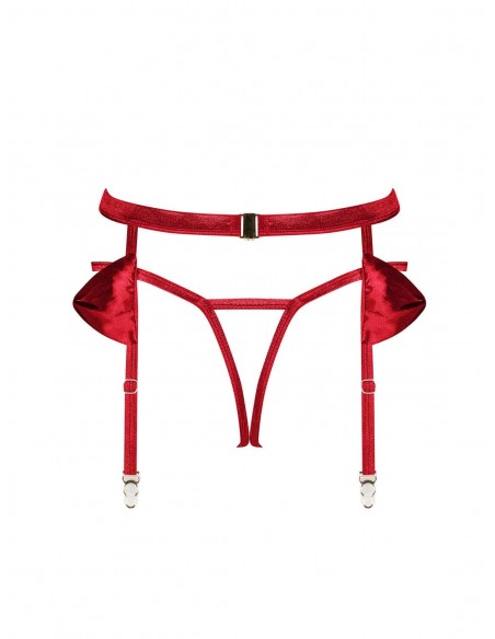 Rubinesa | Porte-jarretelles rouge | Obsessive