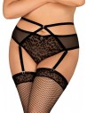 Jagueria | Porte-jarretelles grande taille noir | Obsessive