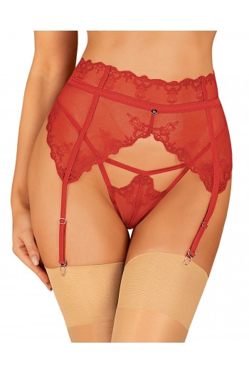 Lonesia | Porte jarretelles rouge | Obsessive 2