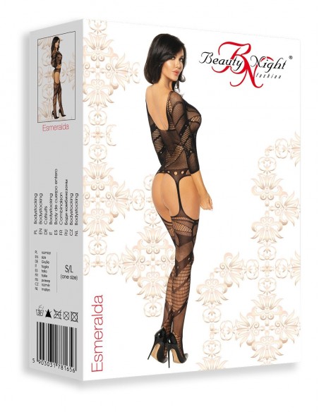 Esmeralda Bodystocking Noir | Beauty Night