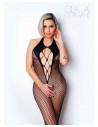 Le numéro 2 - bodystocking résille dos nu | Clara Morgane Lingerie