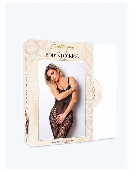 Le numéro 19 - Combinaison érotique noire | Clara Morgane Lingerie