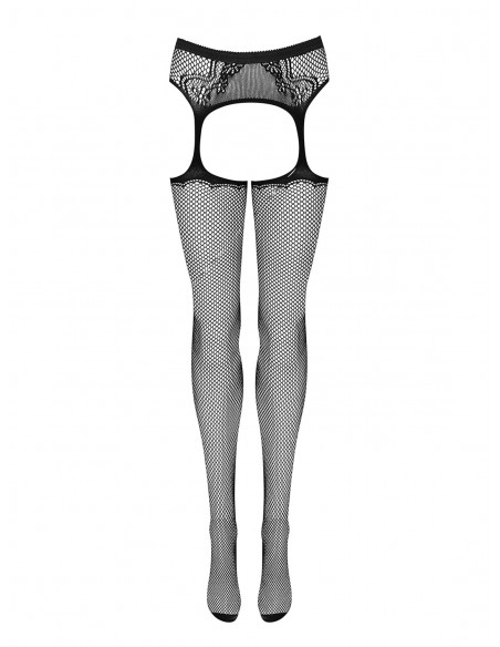 Bas Jarretelles Noir S232 | Obsessive