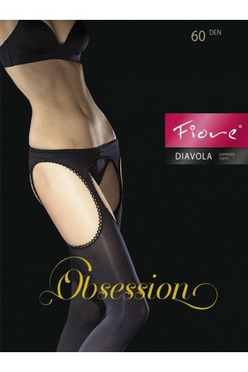 Diavola - Bas jarretelles noirs | Fiore