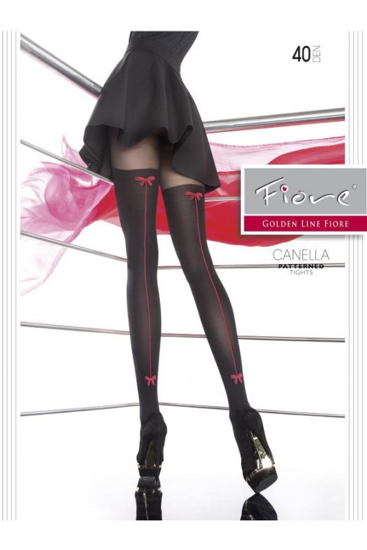 Canella Collants Noir | Fiore