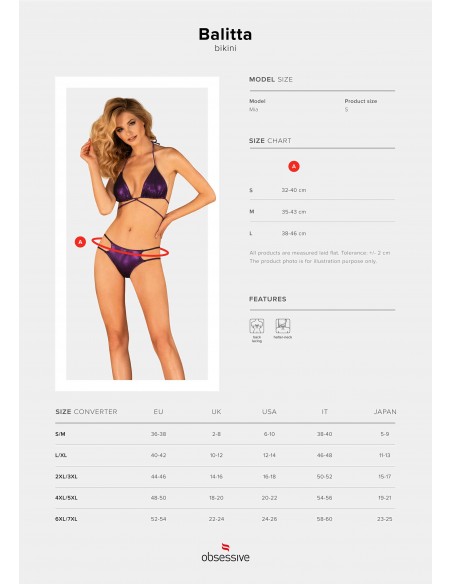 Balitta | Maillot de bain violet | Obsessive