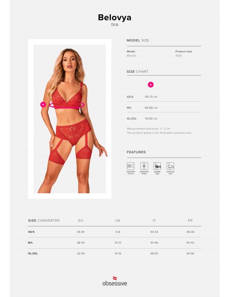 Belovya - Soutien-gorge Rouge | Obsessive
