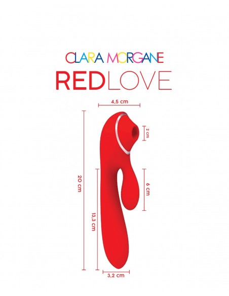 Red love | Stimulateur clitoridien | Clara Morgane