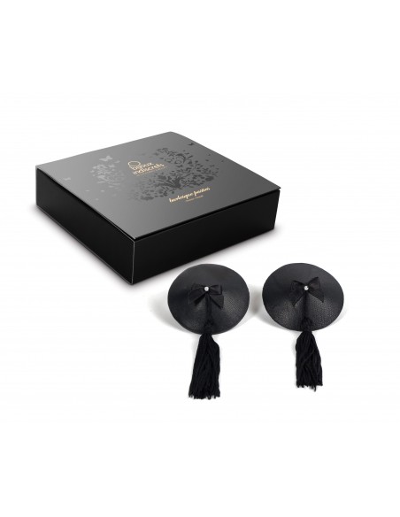 Cache-tétons Burlesque noir | Bijoux Indiscrets