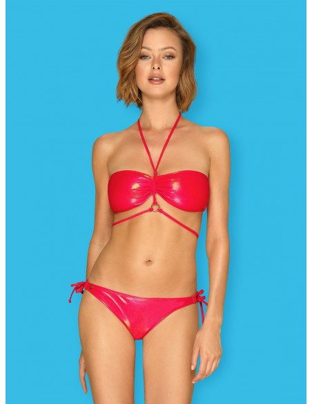 Coralya - Maillot de bain rouge | Obsessive