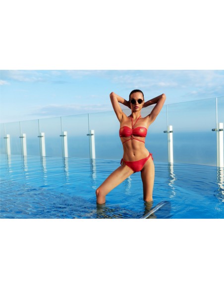 Coralya - Maillot de bain rouge | Obsessive
