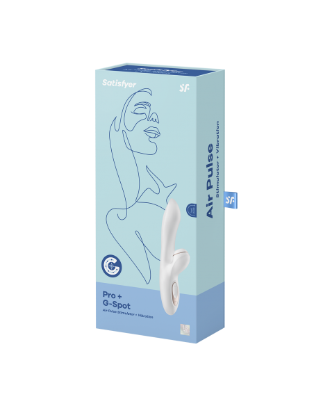 Vibromasseur Rabbit Satisfyer Pro G-Spot Blanc & Or rose | Satisfyer