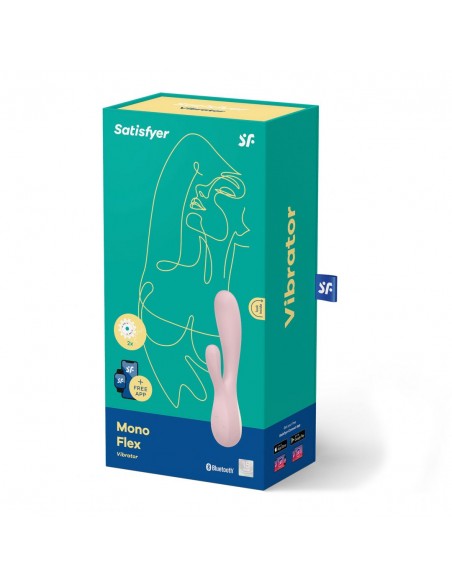 Vibro Rabbit connecté Satisfyer Mono Flex - Rose | Satisfyer