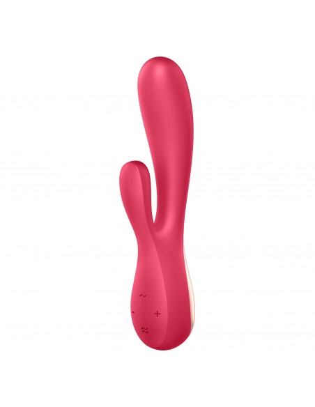 Vibro Rabbit connecté Satisfyer Mono Flex - Rouge | Satisfyer