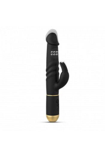 Furious Rabbit 2.0 | Vibromasseur Noir & Or | Dorcel