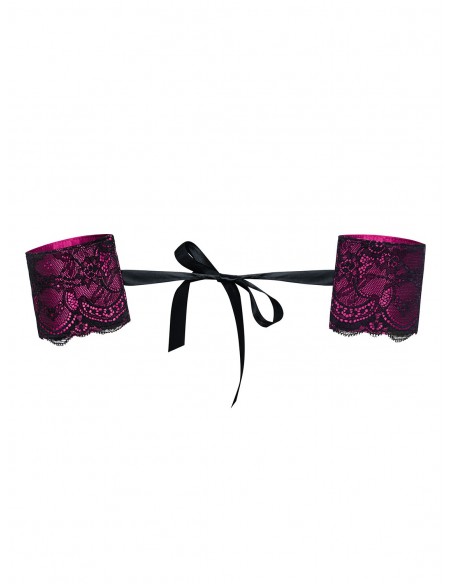 Roseberry Menottes Noir & Fuchsia | Obsessive