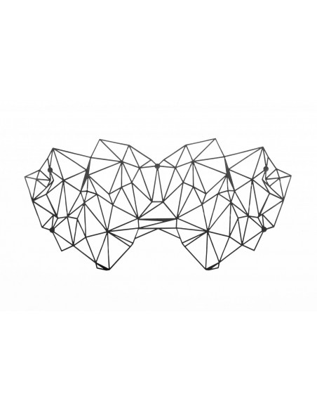 Masque Kristine Noir | Bijoux Indiscrets