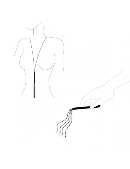 Magnifique | Collier Fouet Argent | Bijoux Indiscrets