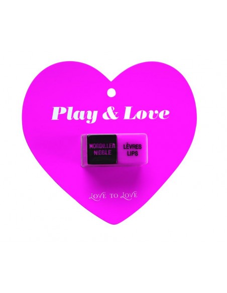 Dés Play & love Rose & Noir | Love to Love