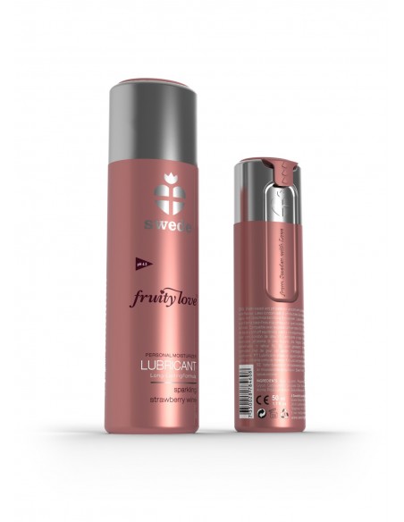 Lubrifiant 50ml vin mousseux de fraise | Swede