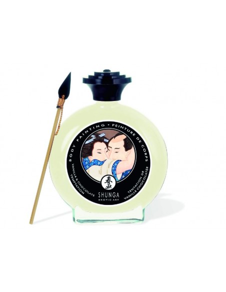 Peinture de corps embrassable Chocolat blanc & Vanille | Shunga